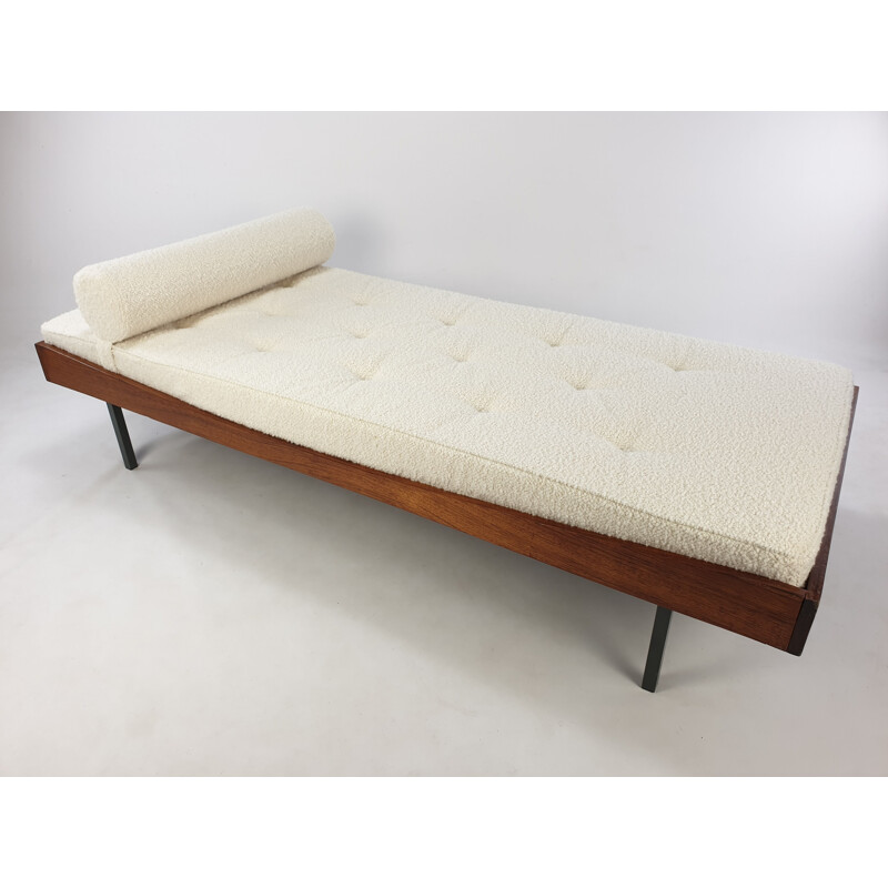 Vintage teak bed Netherlands 1960s