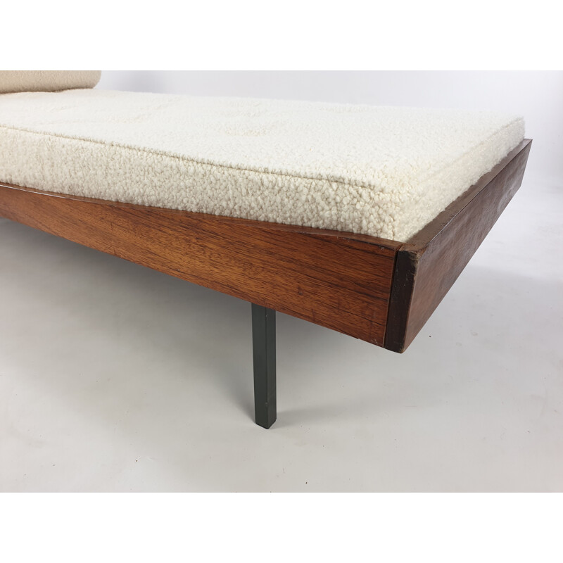 Vintage teak bed Netherlands 1960s