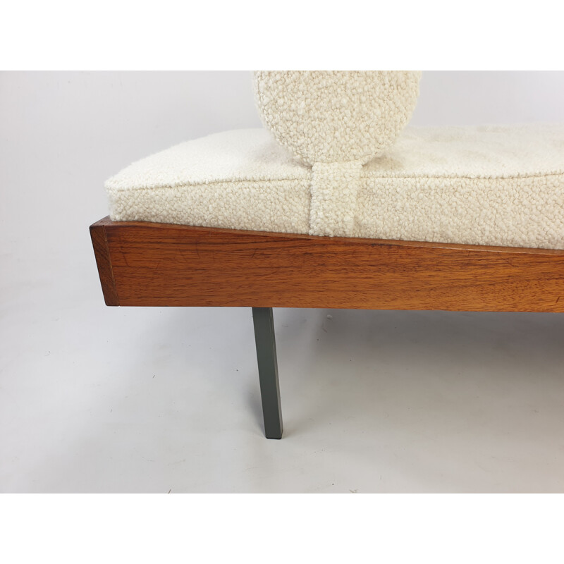 Vintage teak bed Netherlands 1960s