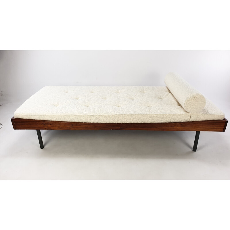 Vintage teak bed Netherlands 1960s