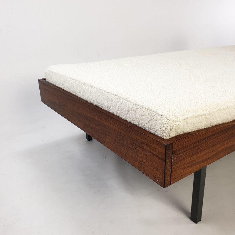Vintage teak bed Netherlands 1960s