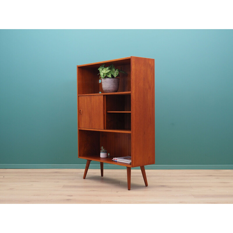 Vintage teak bookcase Denmark 1970s