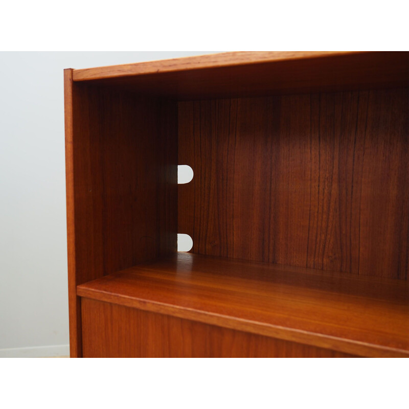 Vintage teak bookcase Denmark 1970s