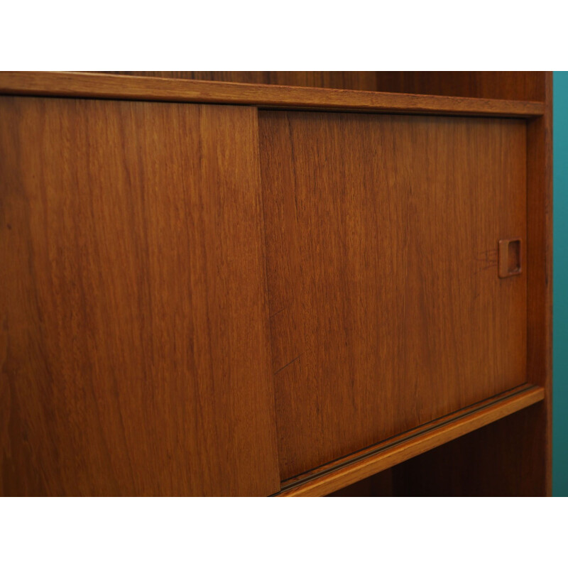 Vintage teak bookcase Denmark 1970s