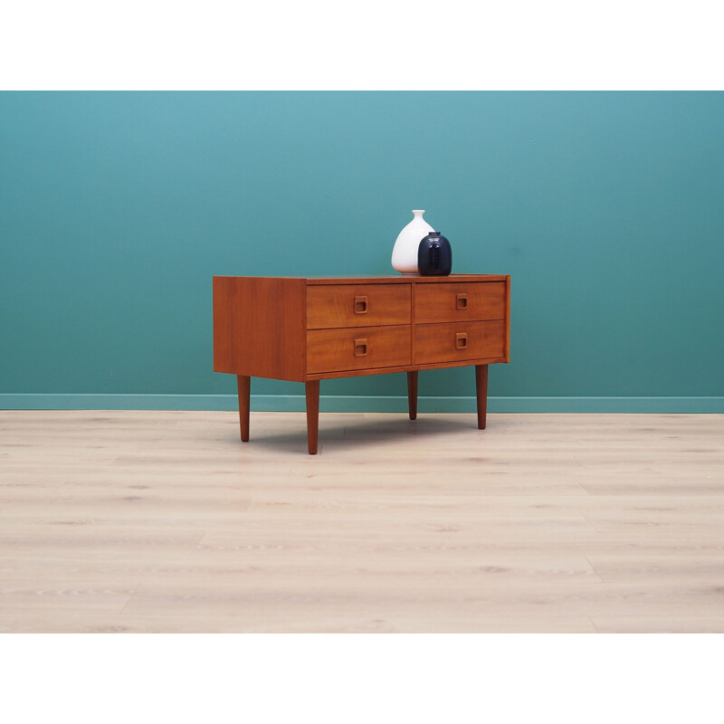 Vintage teak chest of drawers Denmark 1970s