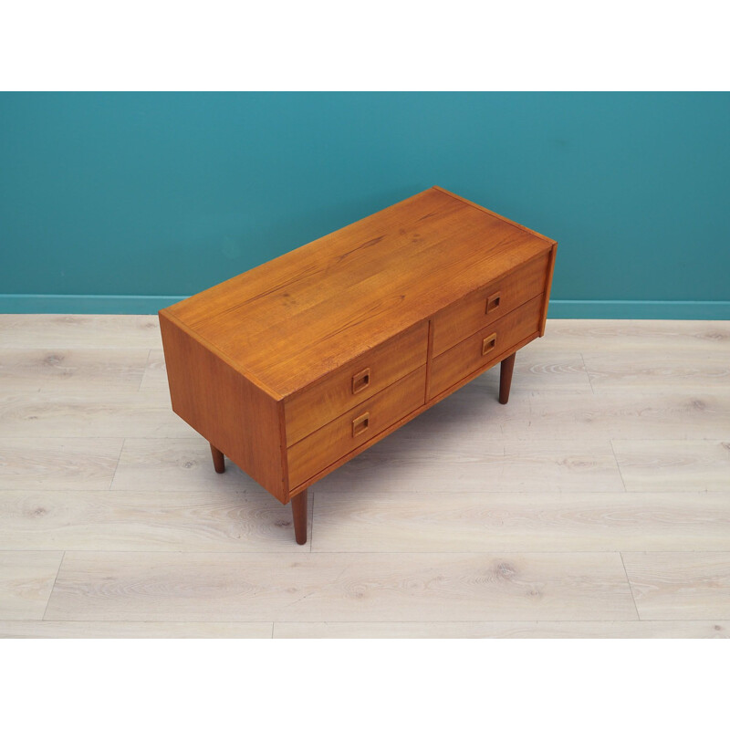 Vintage teak chest of drawers Denmark 1970s