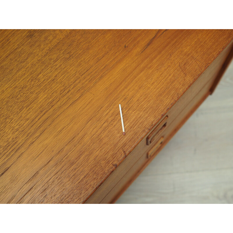 Vintage teak chest of drawers Denmark 1970s