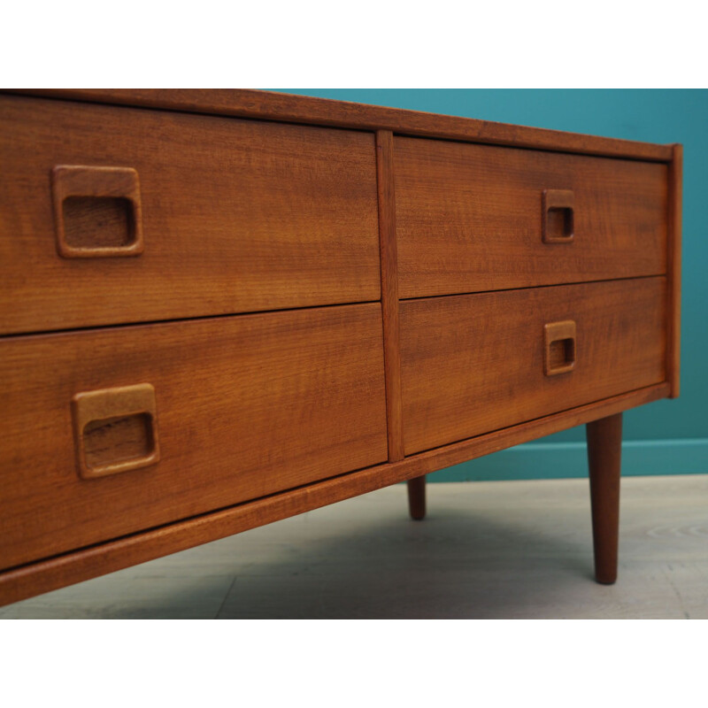 Vintage teak chest of drawers Denmark 1970s