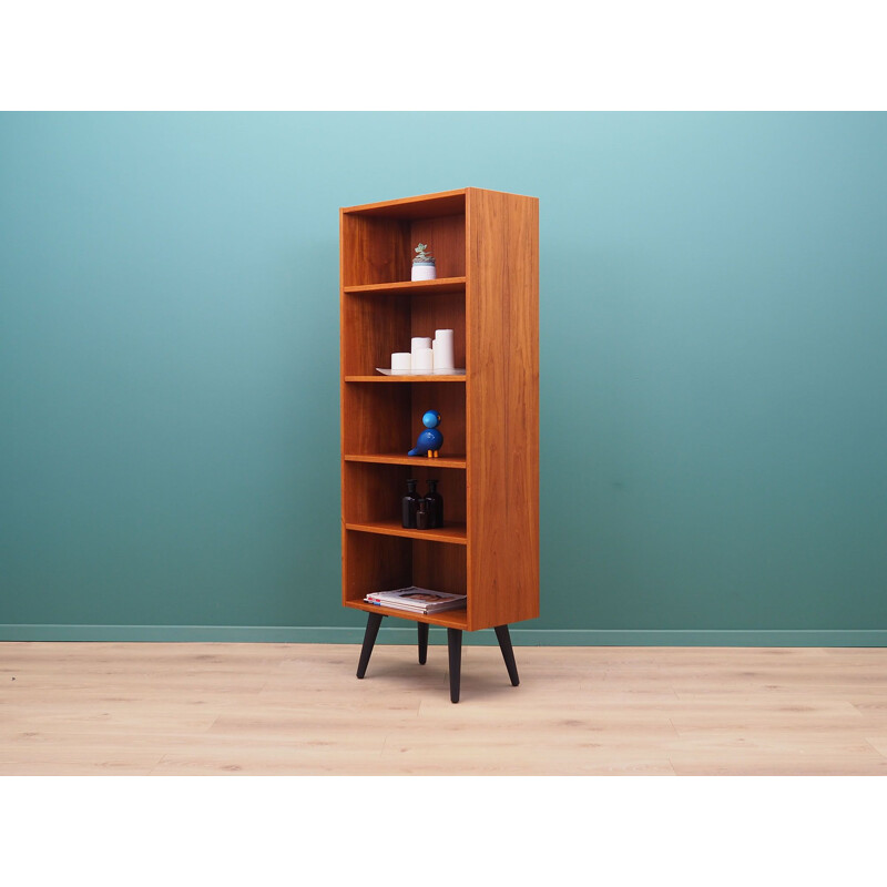 Vintage teak bookcase by ÆJM Møbler 1970s