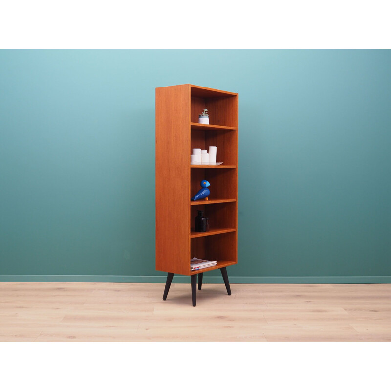 Vintage teak bookcase by ÆJM Møbler 1970s