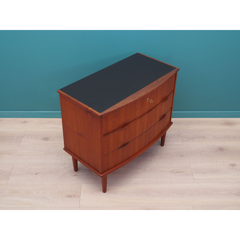 Vintage teak chest of drawers Denmark 1960s