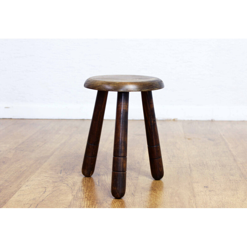 Vintage beech stool