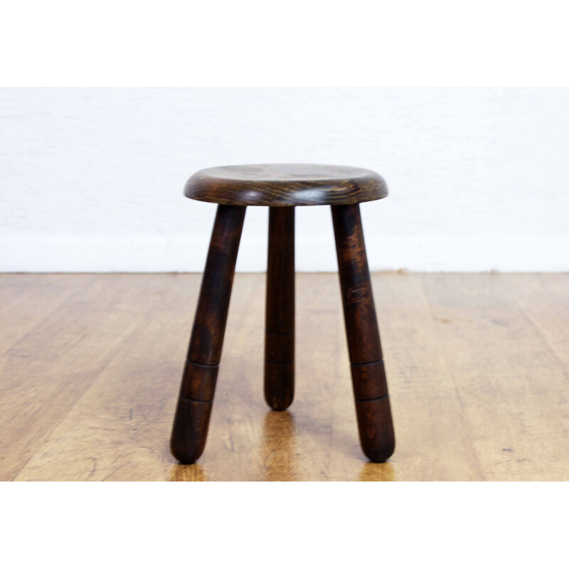 Vintage beech stool