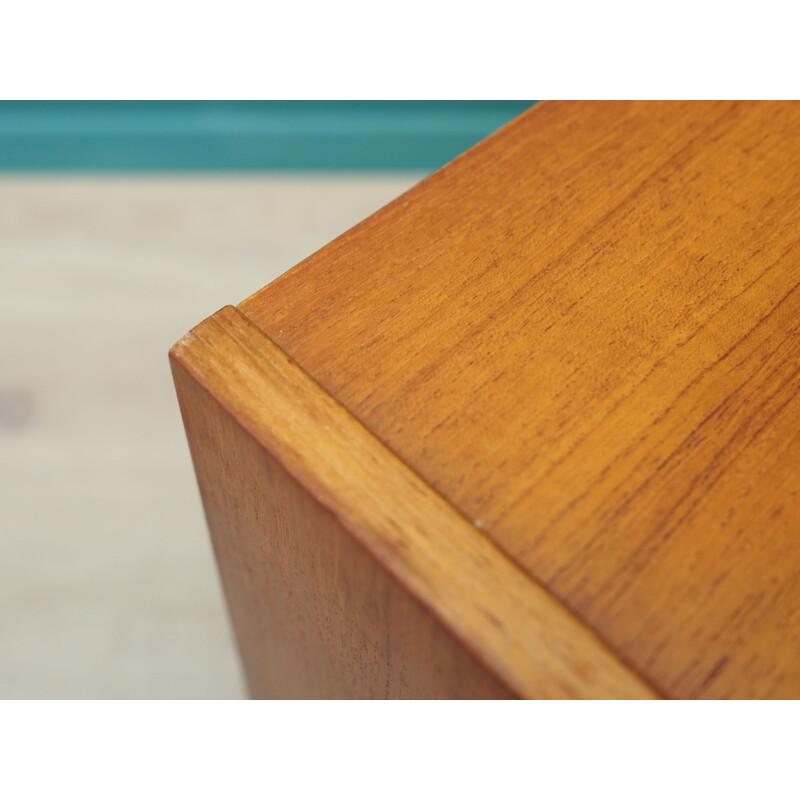 Vintage teak chest of drawers Denmark 1970s