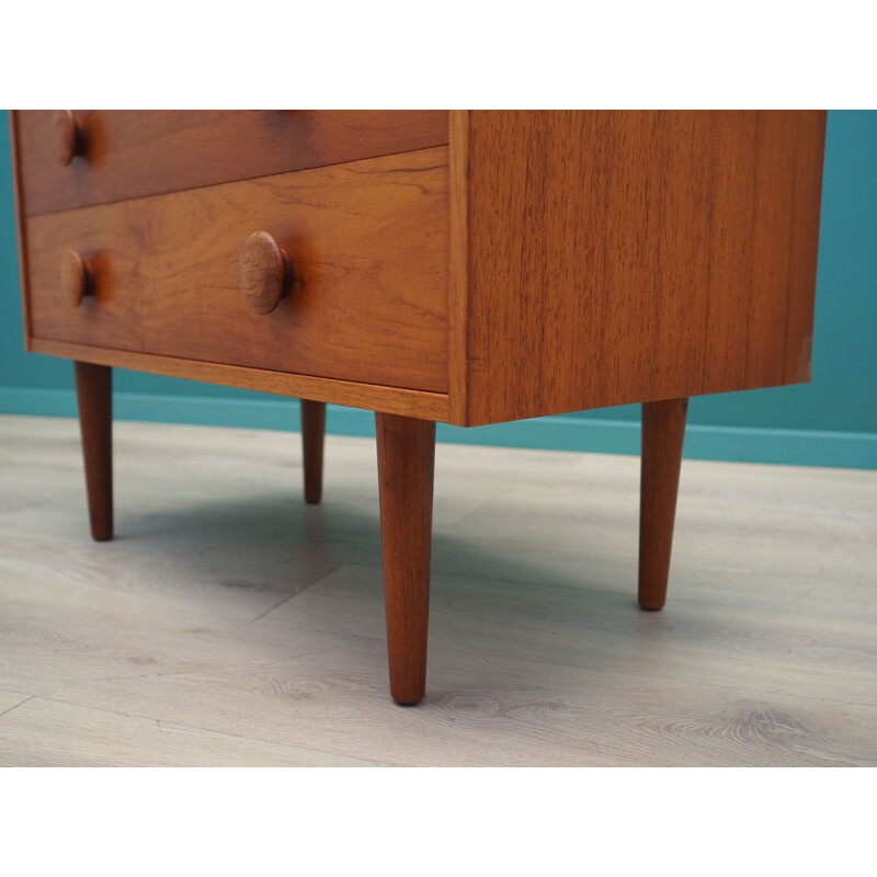 Vintage teak chest of drawers Denmark 1970s