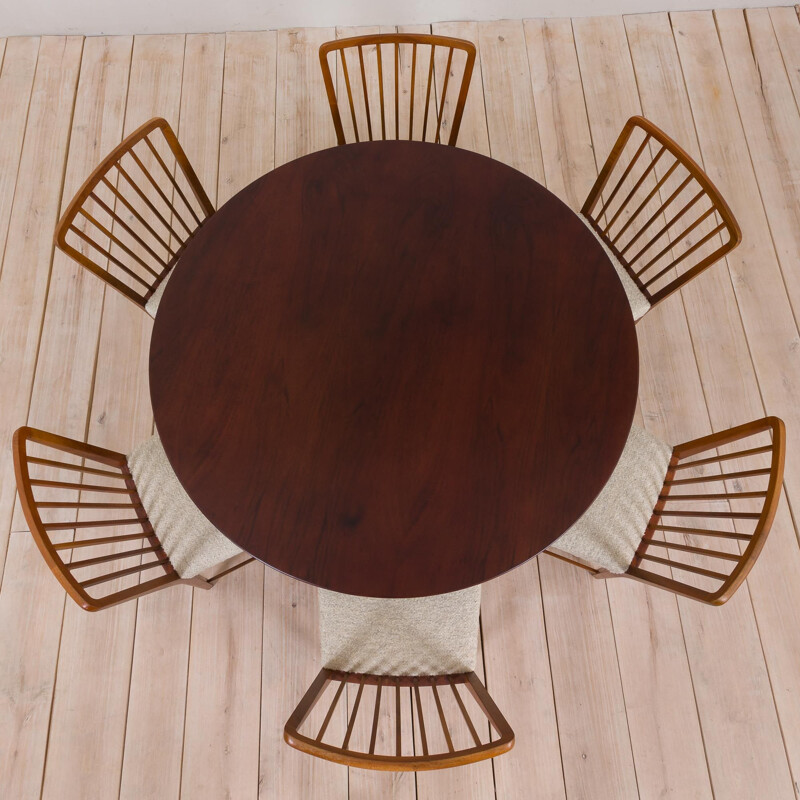 Vintage Round  center table Italy 1960s