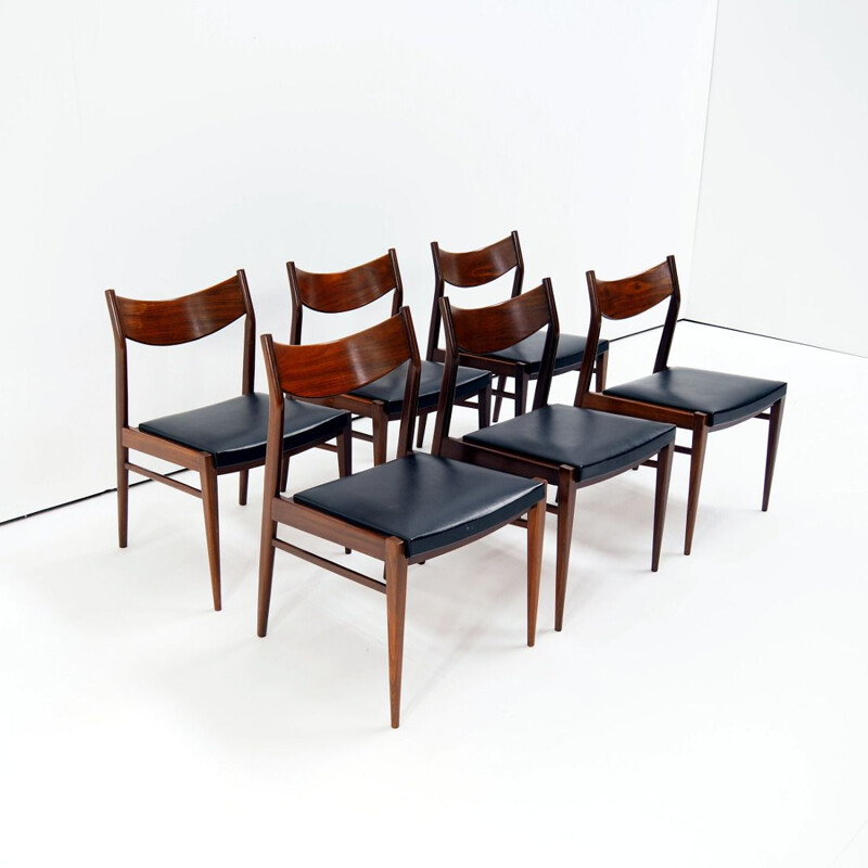 Set of 6 chairs by Oswald Vermaercke