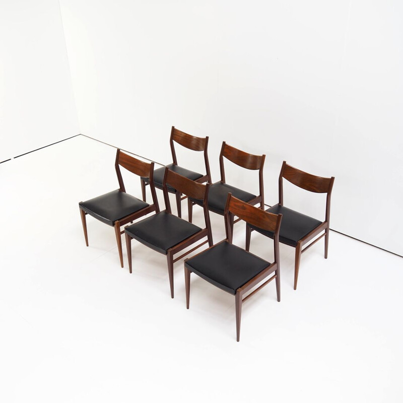 Set of 6 chairs by Oswald Vermaercke