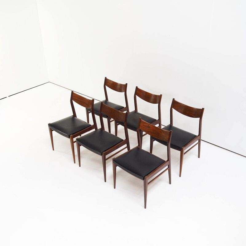 Conjunto de 6 cadeiras por Oswald Vermaercke