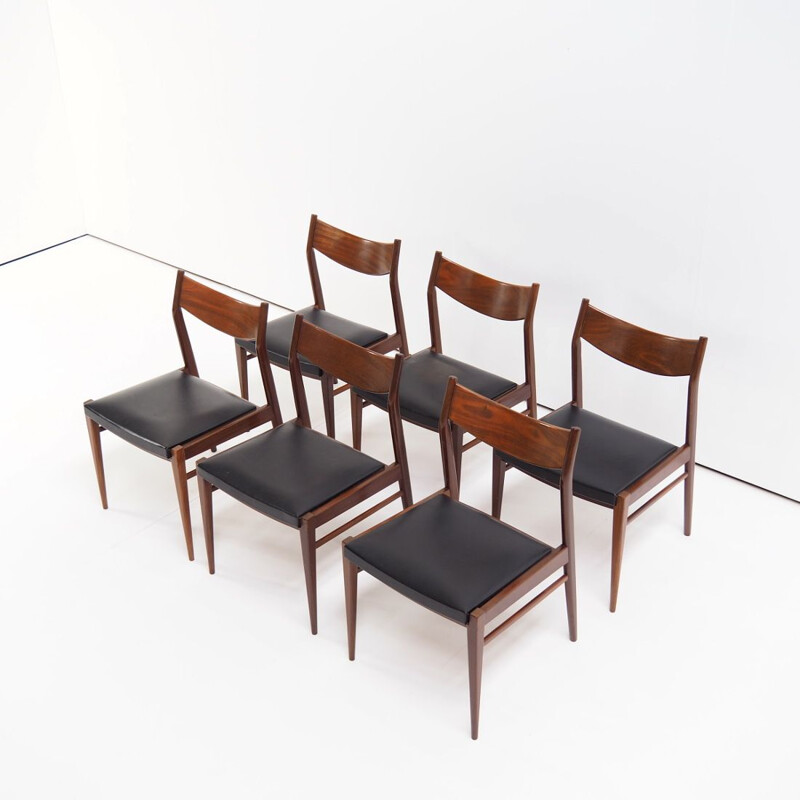 Set of 6 chairs by Oswald Vermaercke