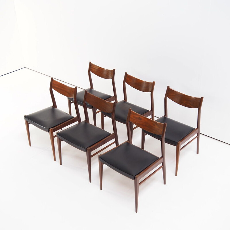 Set di 6 sedie di Oswald Vermaercke