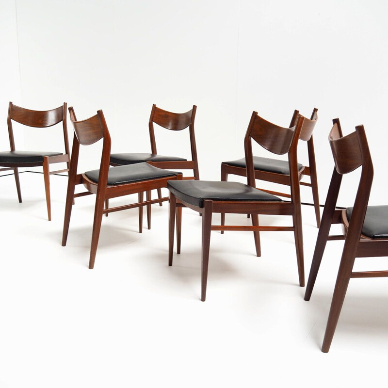 Set van 6 stoelen van Oswald Vermaercke