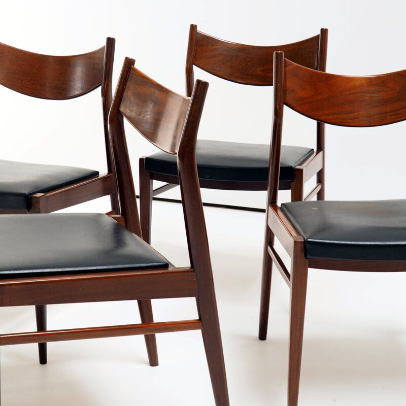 Conjunto de 6 cadeiras por Oswald Vermaercke