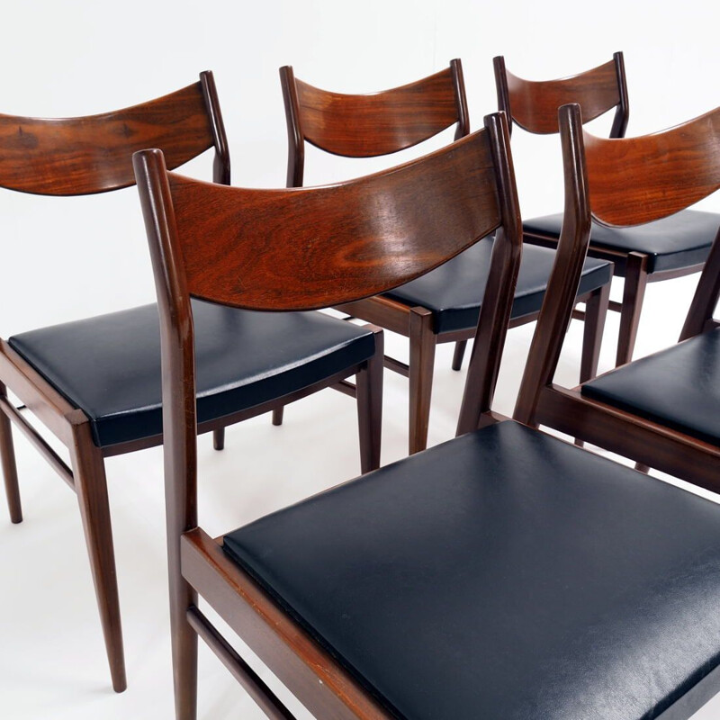 Set di 6 sedie di Oswald Vermaercke