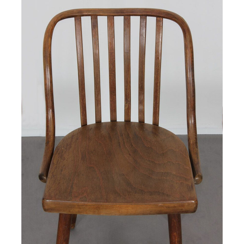 Vintage wooden chair by Antonin Suman 1960s