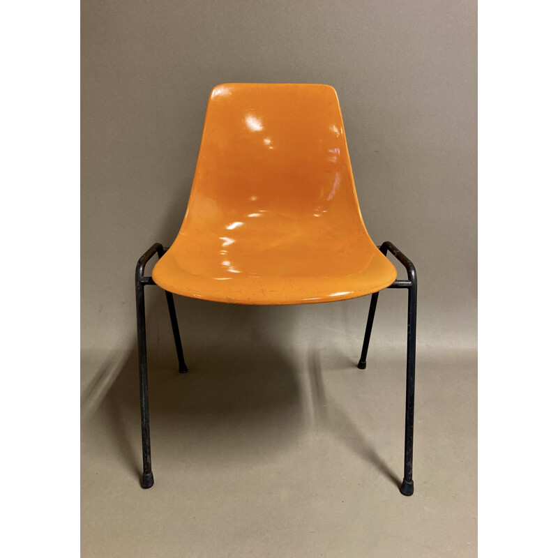 Set of 6 vintage chairs by Georg Leowald 1960s