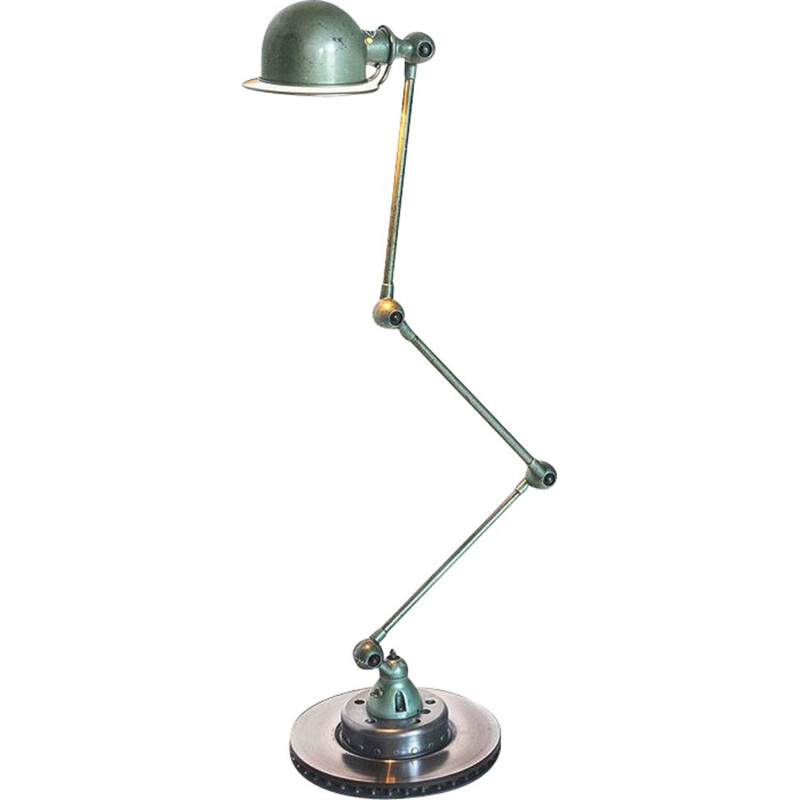 Vintage Jielde lamp with three arms by Jean-Louis Domecq France 1950s