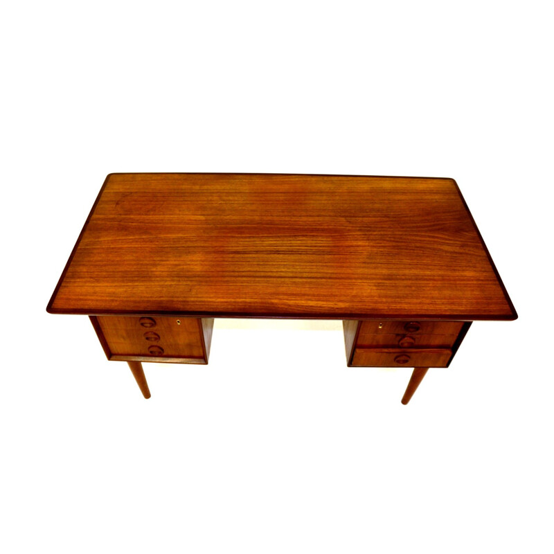 Vintage teak desk table Kai Kristiansen Denmark 1960s