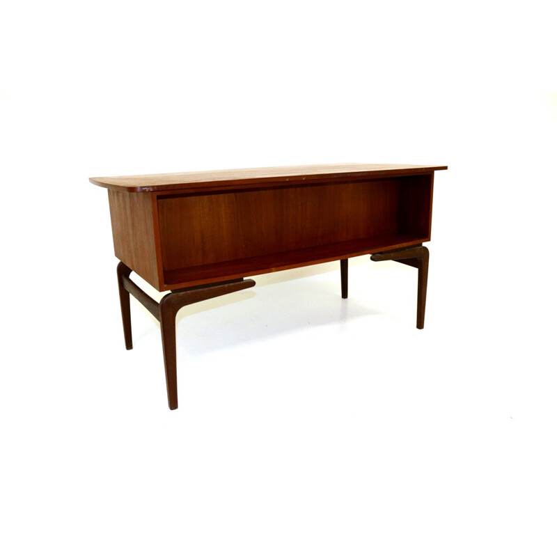 Vintage teak desk Denmark 1960s