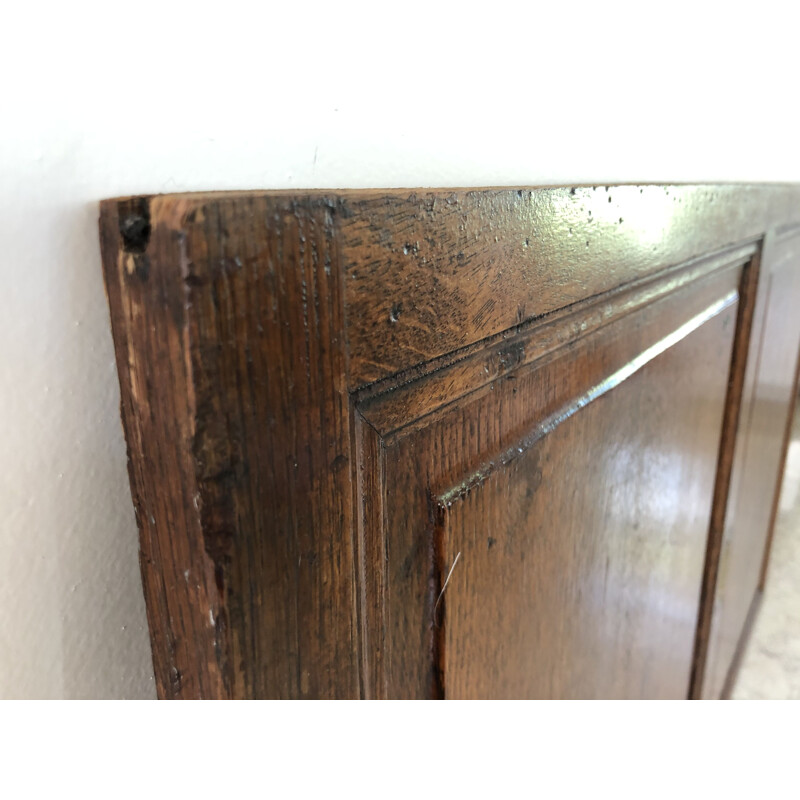 Vintage oak sliding door
