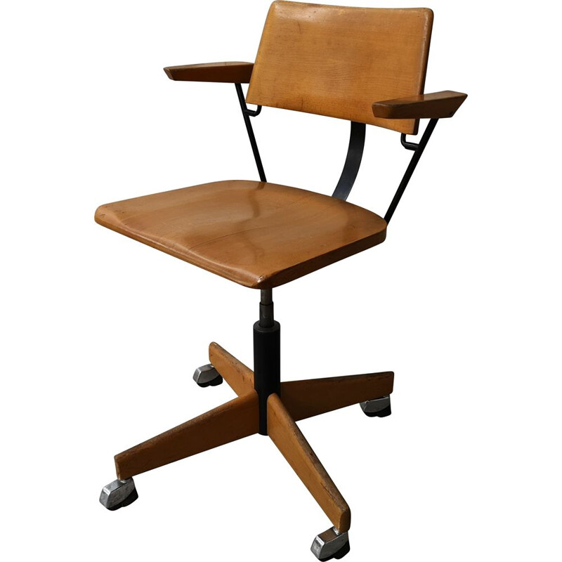 Vintage office chair by Albert Stoll Switzerland 1950s