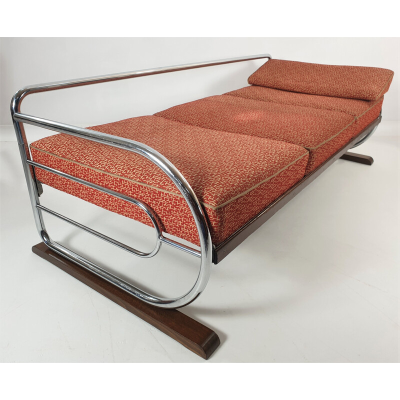 Sillones y sofá cromados de los años 30