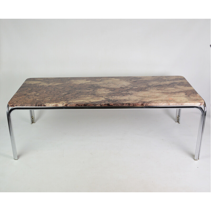 Vintage marble coffee table 1980s