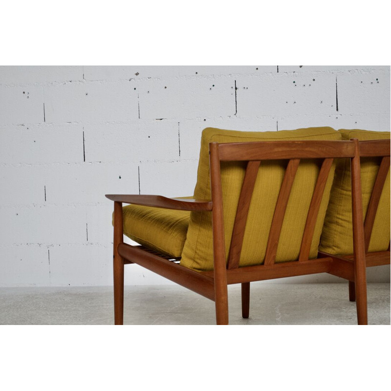 Vintage teak sofa by Svend Age Eriksen 1960s