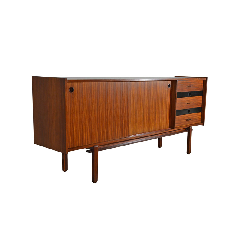Vintage mahogany sideboard from the Selex series by Barovero Italy