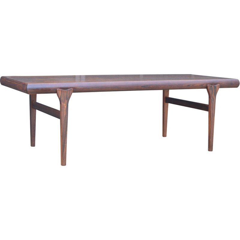 Vintage rosewood coffee table by Johannes Andersen 1960s