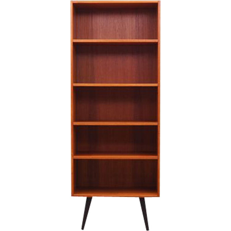 Vintage teak bookcase by ÆJM Møbler 1970s