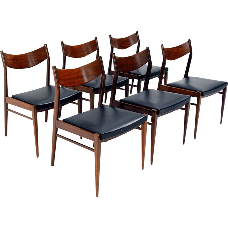 Set of 6 chairs by Oswald Vermaercke