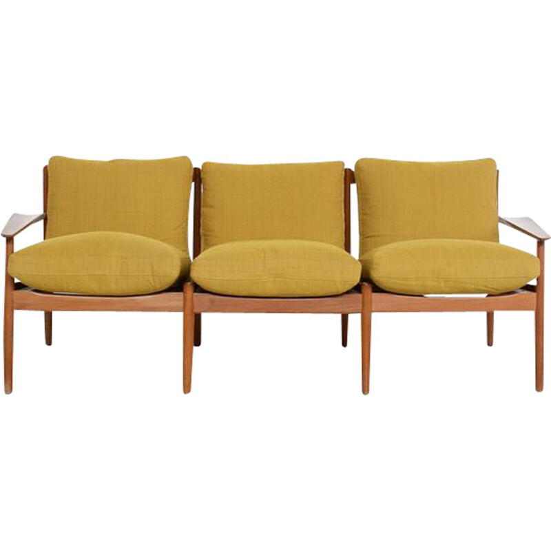 Vintage teak sofa by Svend Age Eriksen 1960s