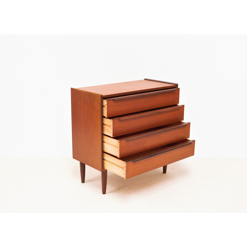 Vintage teak chest of drawers Denmark 1960s