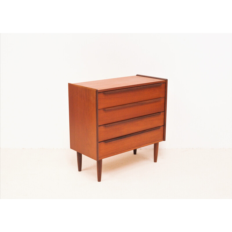 Vintage teak chest of drawers Denmark 1960s