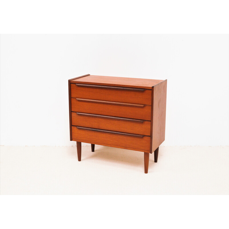 Vintage teak chest of drawers Denmark 1960s