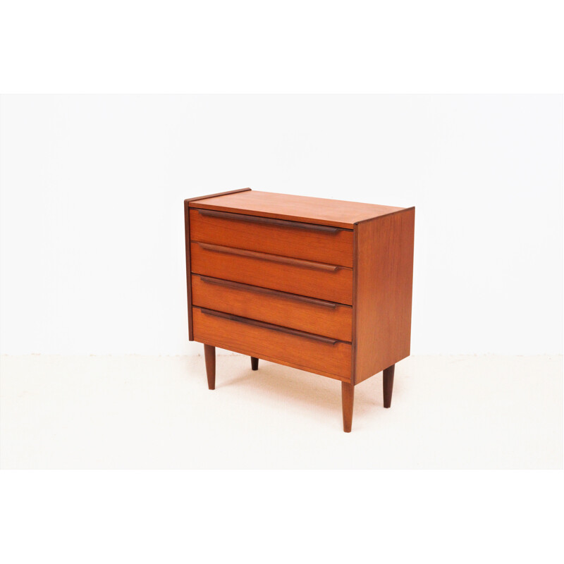 Vintage teak chest of drawers Denmark 1960s