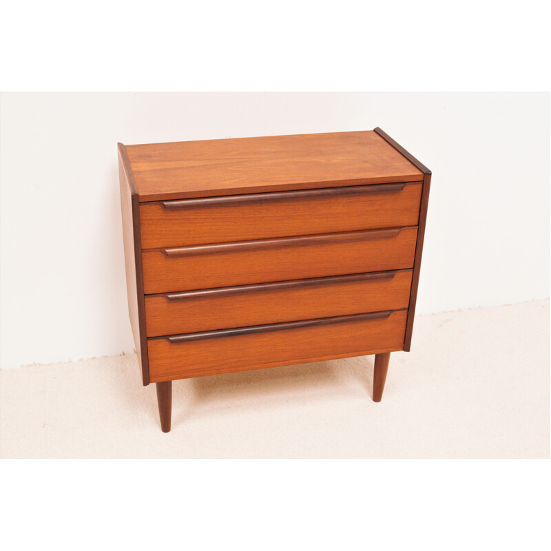 Vintage teak chest of drawers Denmark 1960s