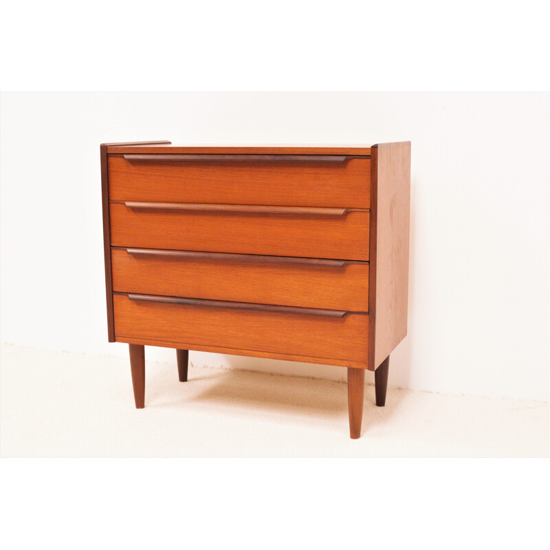 Vintage teak chest of drawers Denmark 1960s