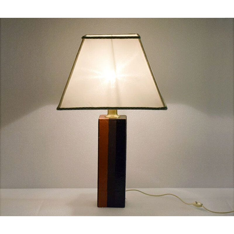 Vintage ceramic table lamp by Raymor Bitossi, 1960